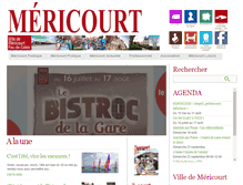 Tablet Screenshot of mairie-mericourt.fr